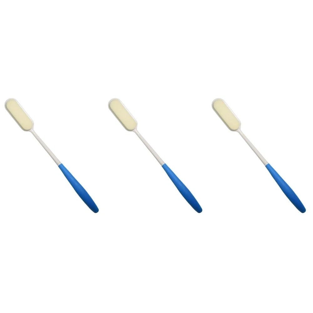 3 Pcs Long-handled Bath Scrubber Child Man Back Shower Brush for Exfoliating