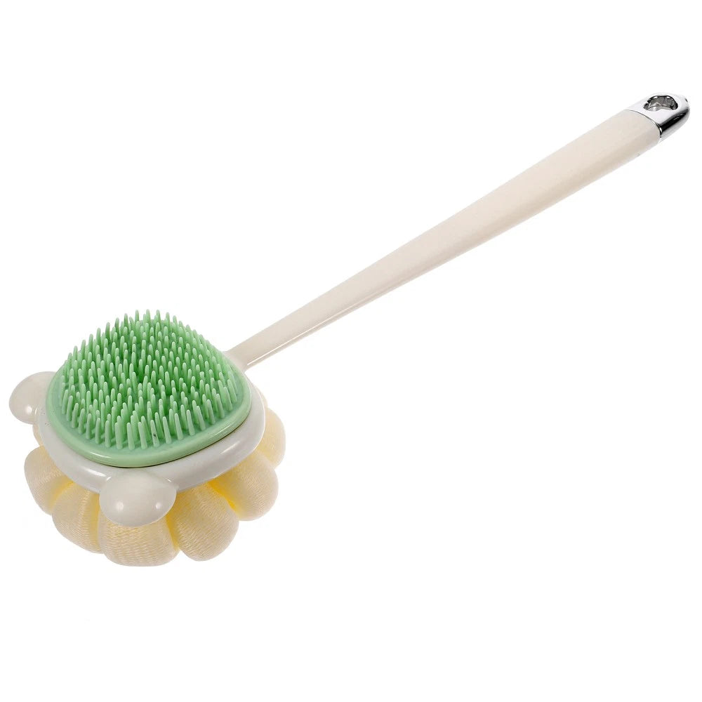 Household Shower Brush Back Scrubber Bath Handle Brush for Skin Exfoliating