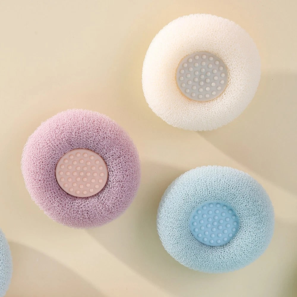 3 Pcs Bath Brush Miss Body Scrubbers Shower Exfoliator Ball Reusable