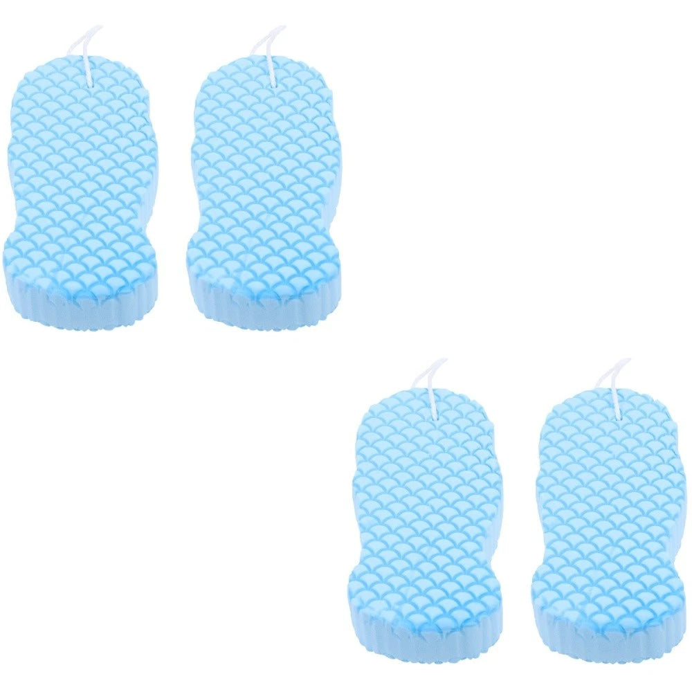 2 Pack Baby Bath Sponge Man Toddler Back Scrub Brush Cleaning Scrubber Bathing
