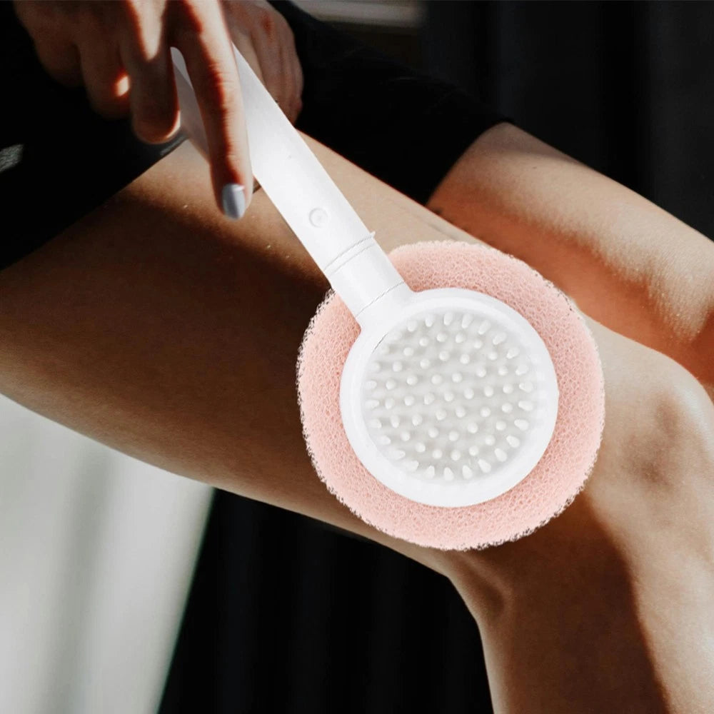 2 Pcs Bath Brush Sponge Man Back Washer for Shower Women Scrubber