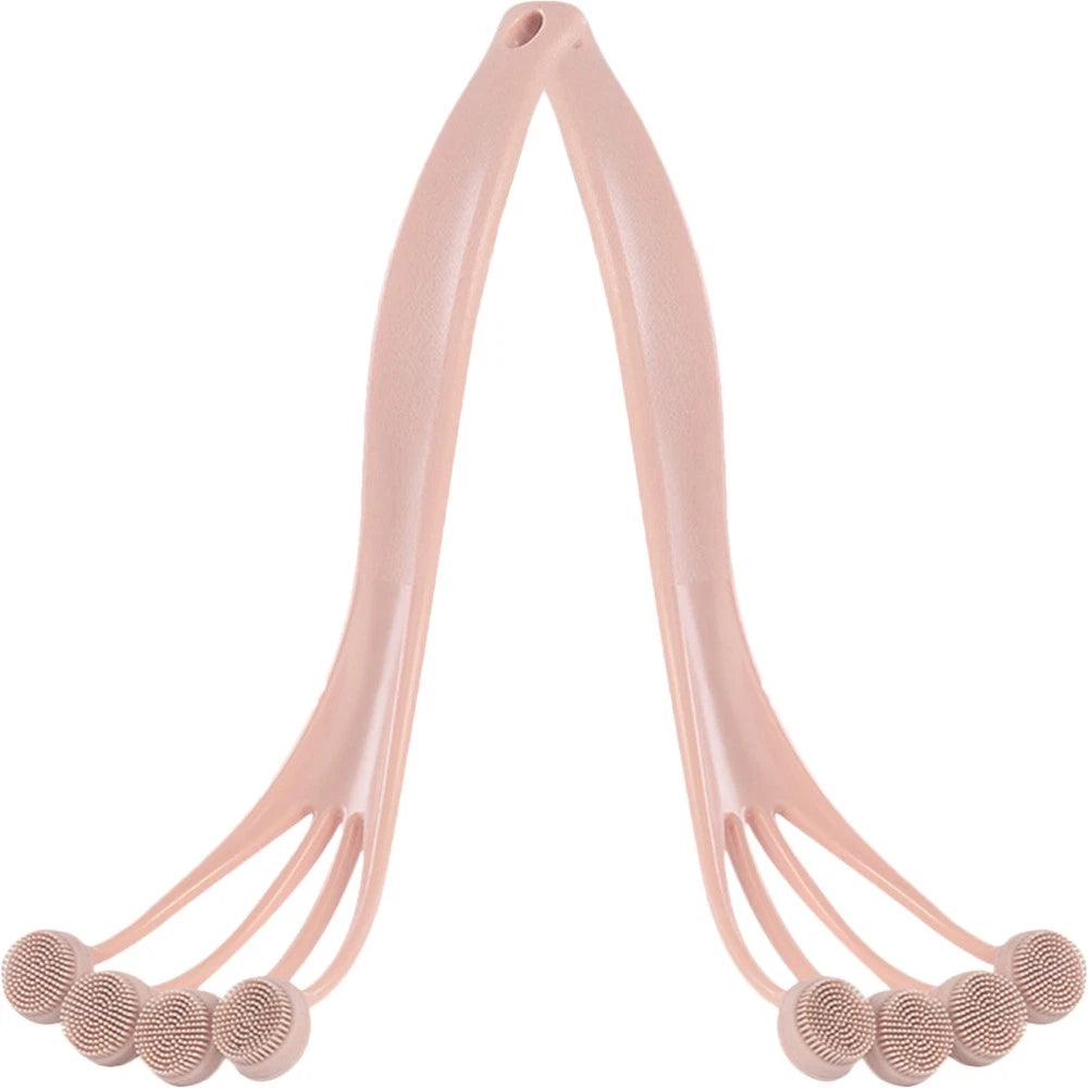 2 Pcs Bath Brush Suit Back Scrubber Shower Body Scrubbers Exfoliating Tool