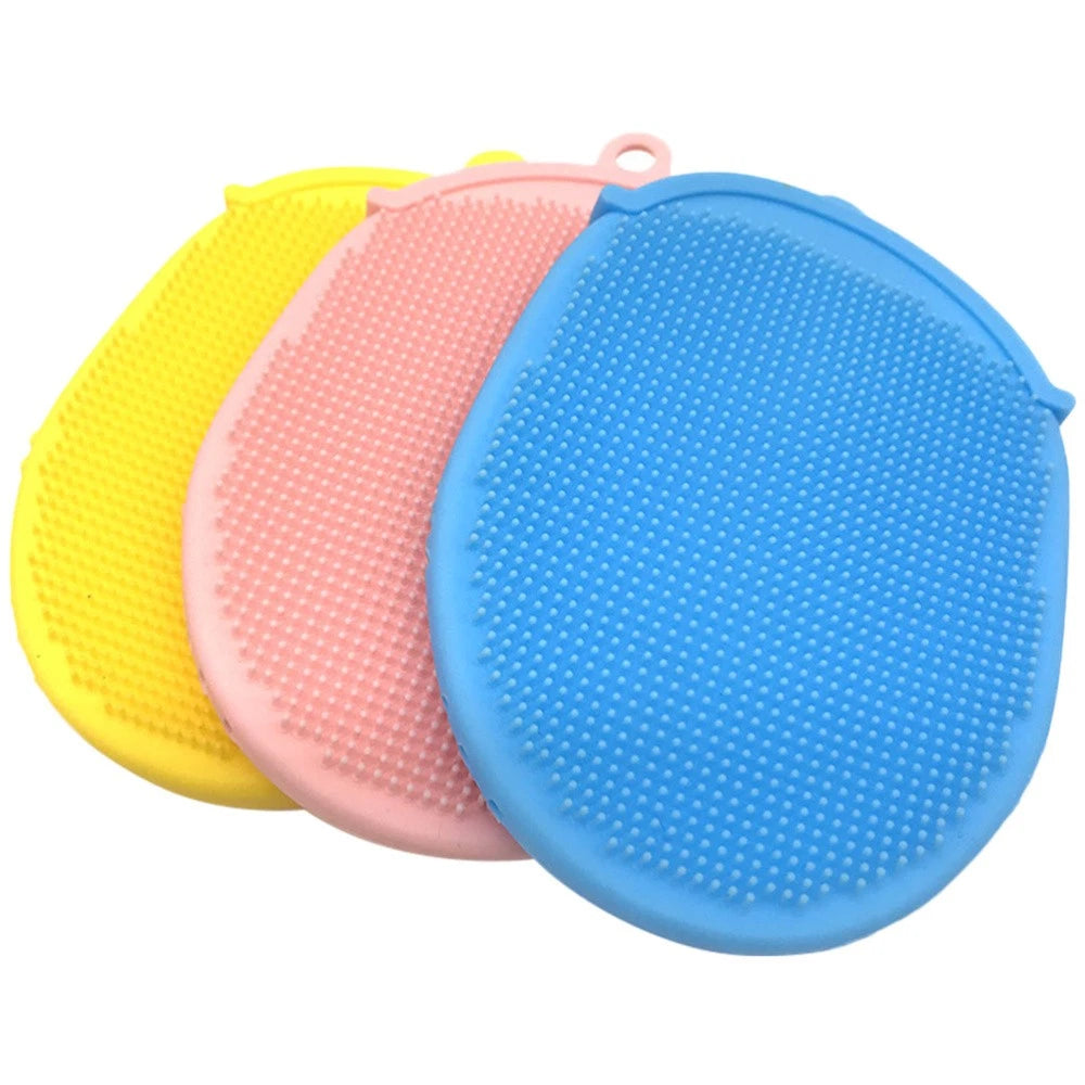 3 Pcs Bath Brush Body Exfoliator Scrubber Bathing Massager Exfoliating Tool for