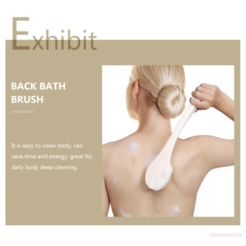 3 Count Bath Brush Child Shower Scrubber Multi-functional Exfoliating Back