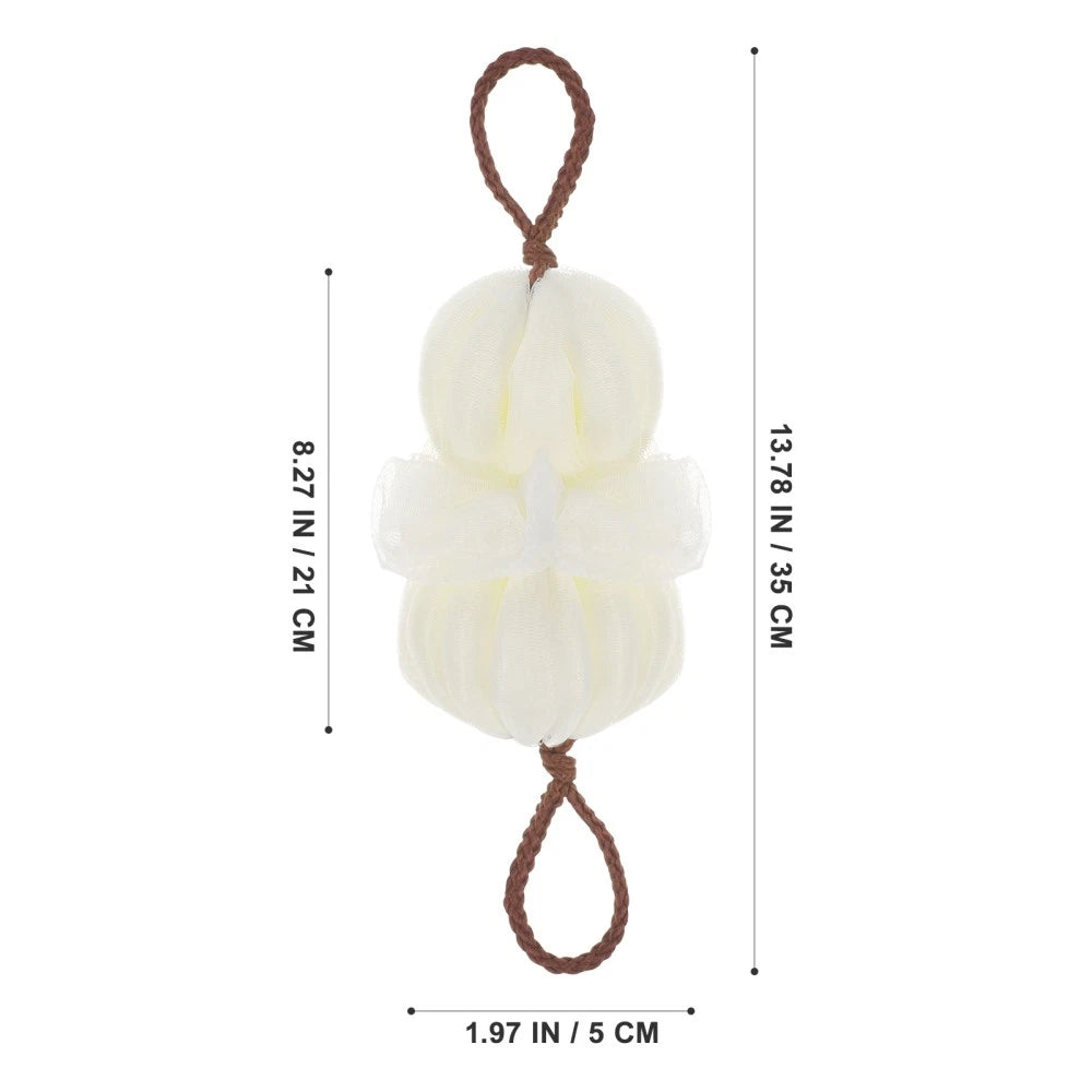 2 Pcs Bath Ball Baby Exfoliating Sponge Brush Body Exfoliator Scrubber for