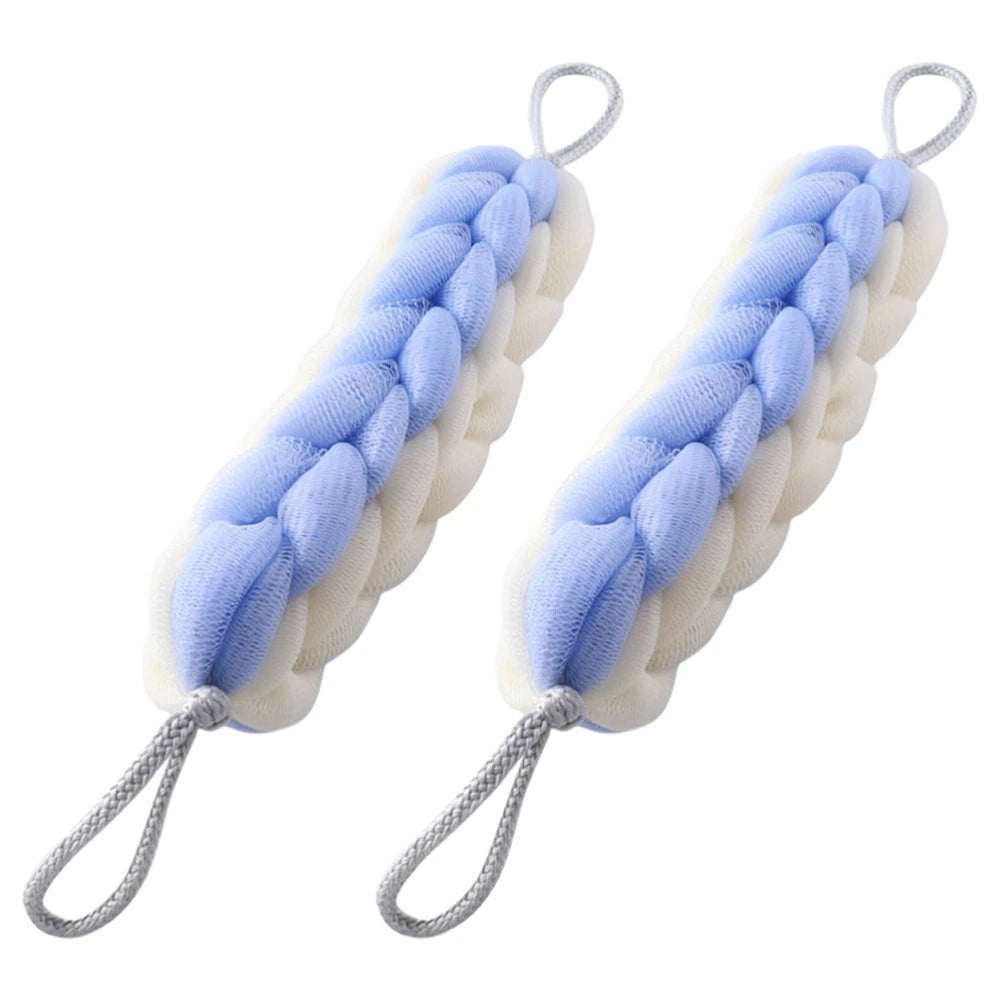 2 Pcs Bath Bar Back Scrubber Miss Man Shower Brush Exfoliating Body