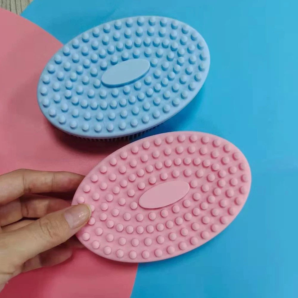 2 Pcs Bath Brush Baby Shower Body Scrubber Multifunctional Double-sided