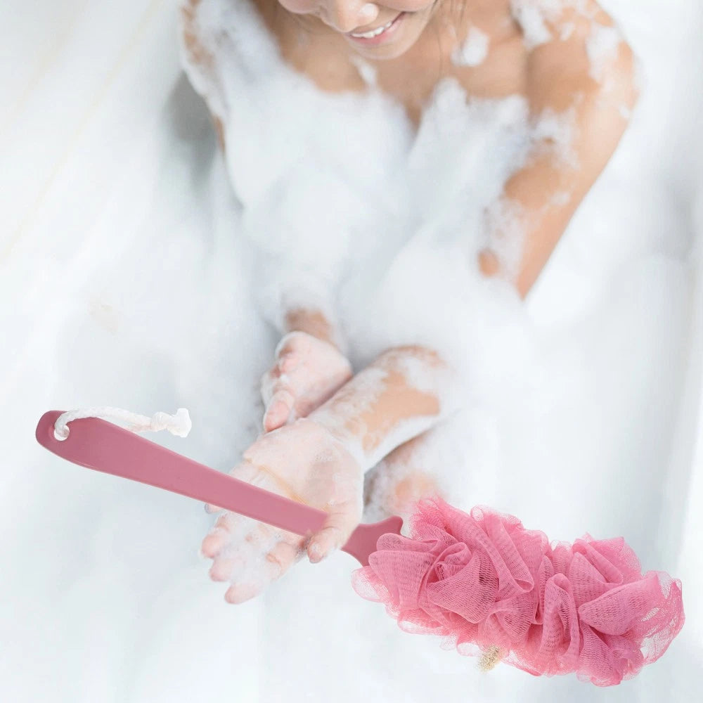 2 Pcs Bath Ball Brush Brushes Back Scrub Exfoliating Body Scrubber