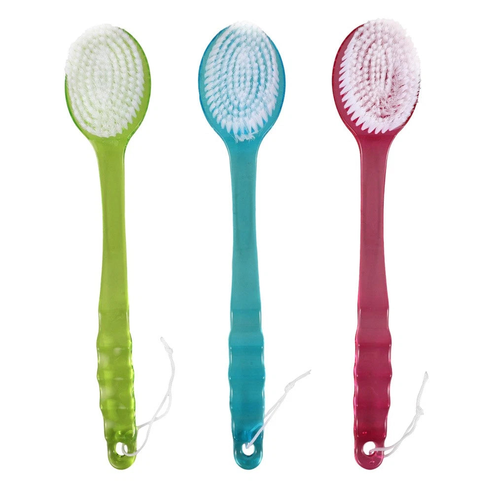 3 Pcs Bath Brush Loofah Exfoliating Body Scrubber Back Scratcher for Men