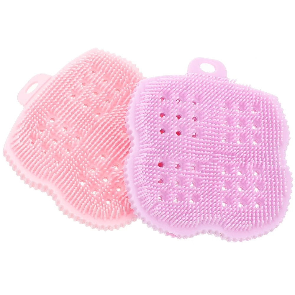 2 Pcs Scrub Brush Body Scrubber Exfoliator Skin Bath Brushes Exfoliating
