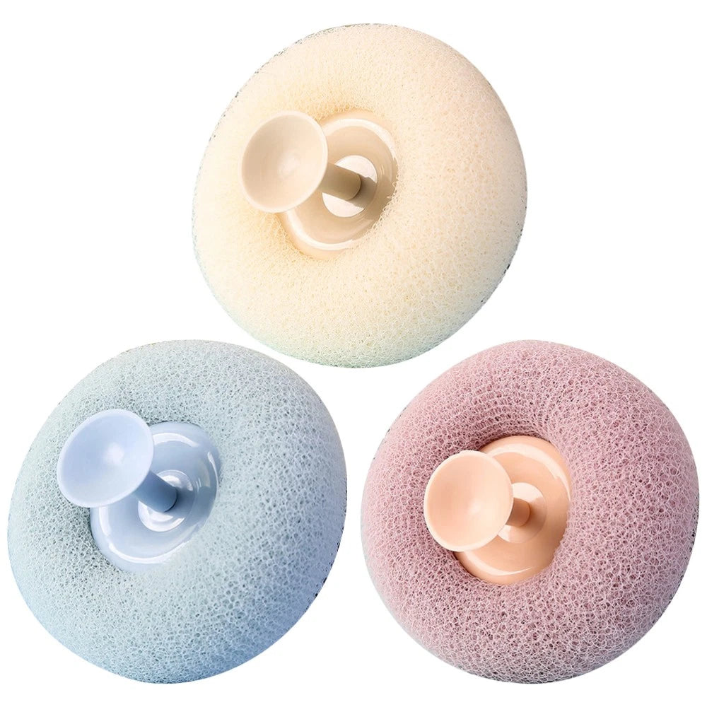 3 Pcs Bath Brush Miss Shower Scrubber for Body Scrubbers Womens Stuff