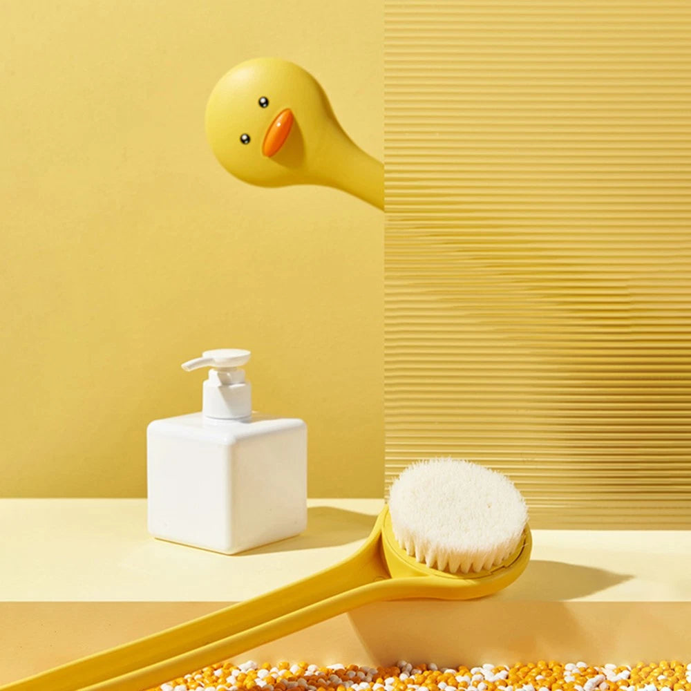 Bath Brush Body Shower Scrubber Exfoliator Long Handle Wall-mounted Intelligent