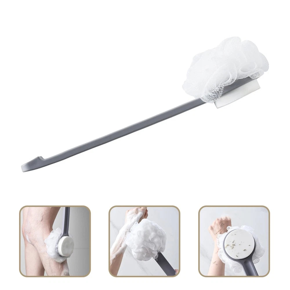 2 PCS Bath Ball Brush Child Exfoliating Back Scrubber with Handles