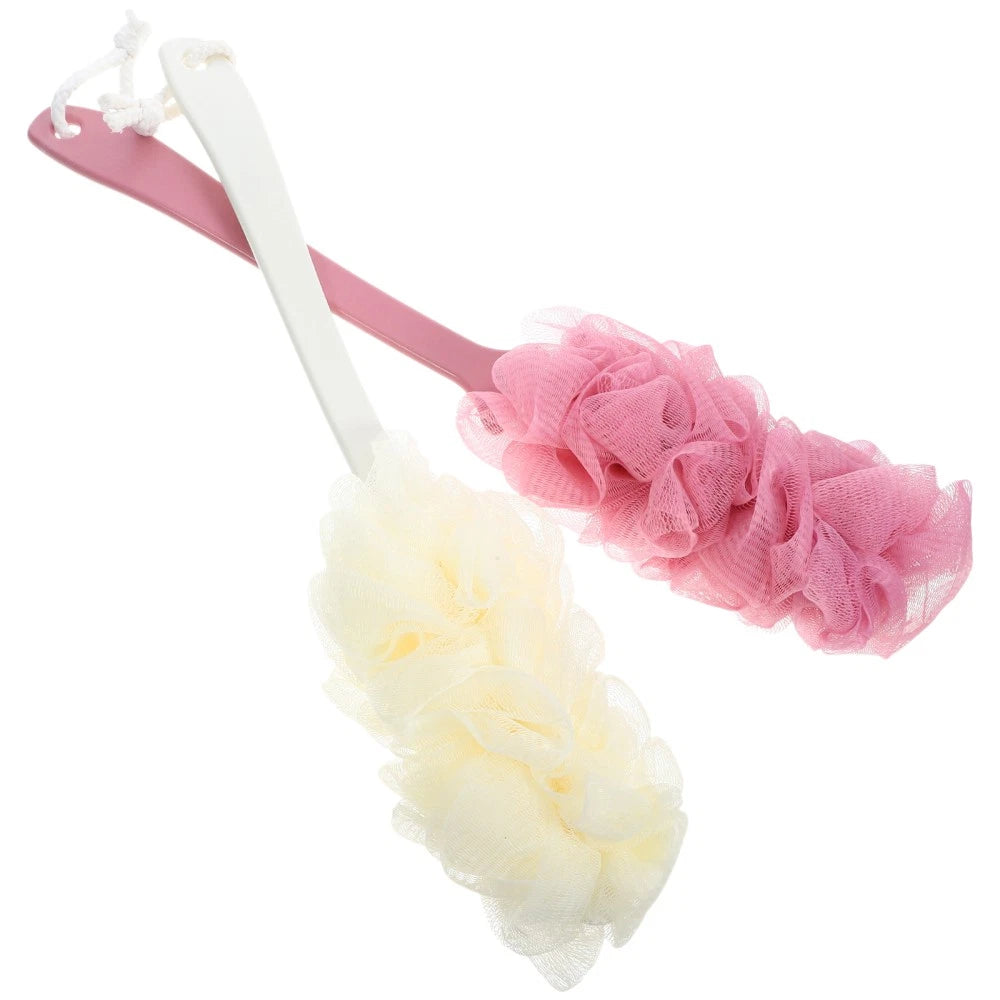 2 Pcs Bath Ball Brush Brushes Back Scrub Exfoliating Body Scrubber