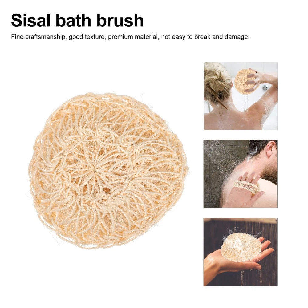 2 Pcs Sisal Bath Brush Supplies Mother Body Scrubber Bathing Accessories