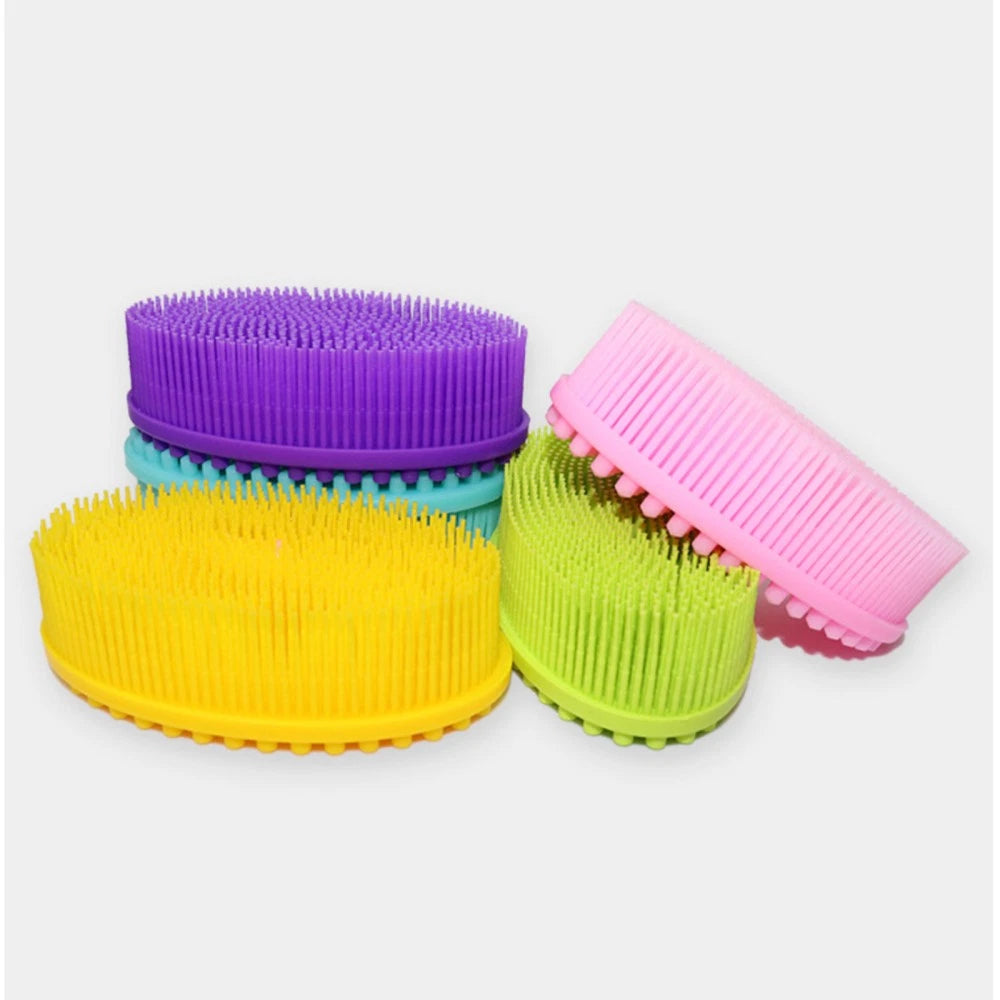 2 Pcs Bath Brush Body Scrubbers Baby Cleaning Brushes for Household
