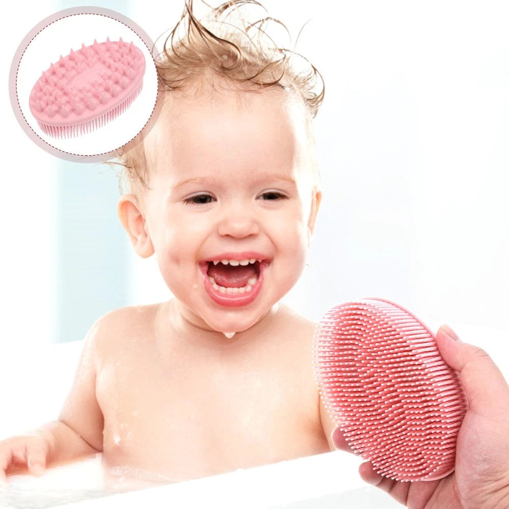 2 Pack Silicone Bath Brush Scrubbers Brushes for Shower