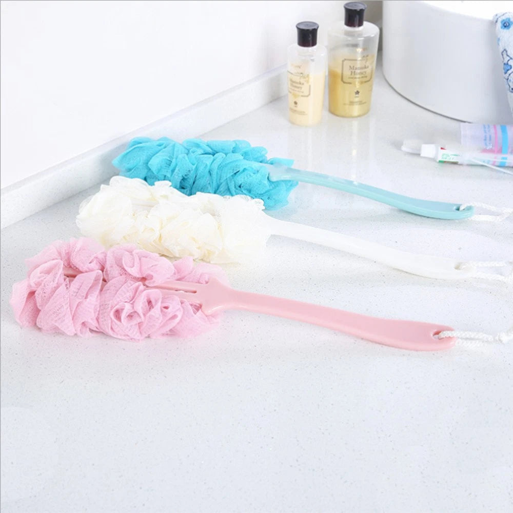 2 PCS Bath Brush Man Bathing with Long Handle Back Scrubber for Shower