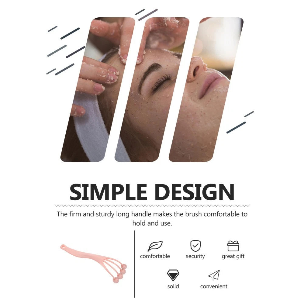 2 PCS Exfoliating Bath Brush Shower Back Scrubber Long Handle for