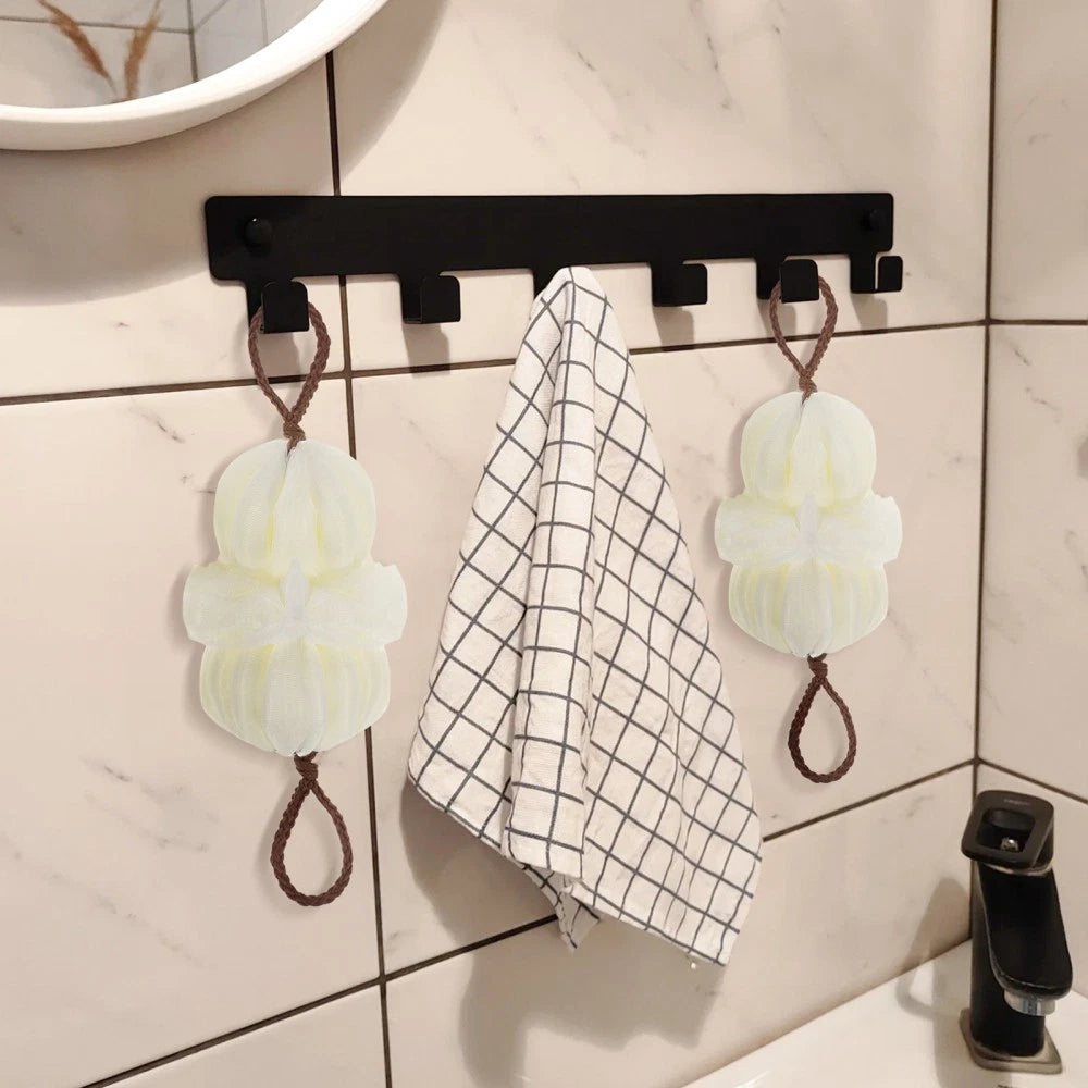 2 Pcs Bath Ball Baby Exfoliating Sponge Brush Body Exfoliator Scrubber for