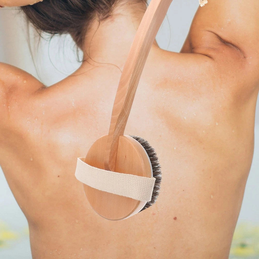 Bath Brush Shower Exfoliator Multi-functional Exfoliating Back Scrubber for