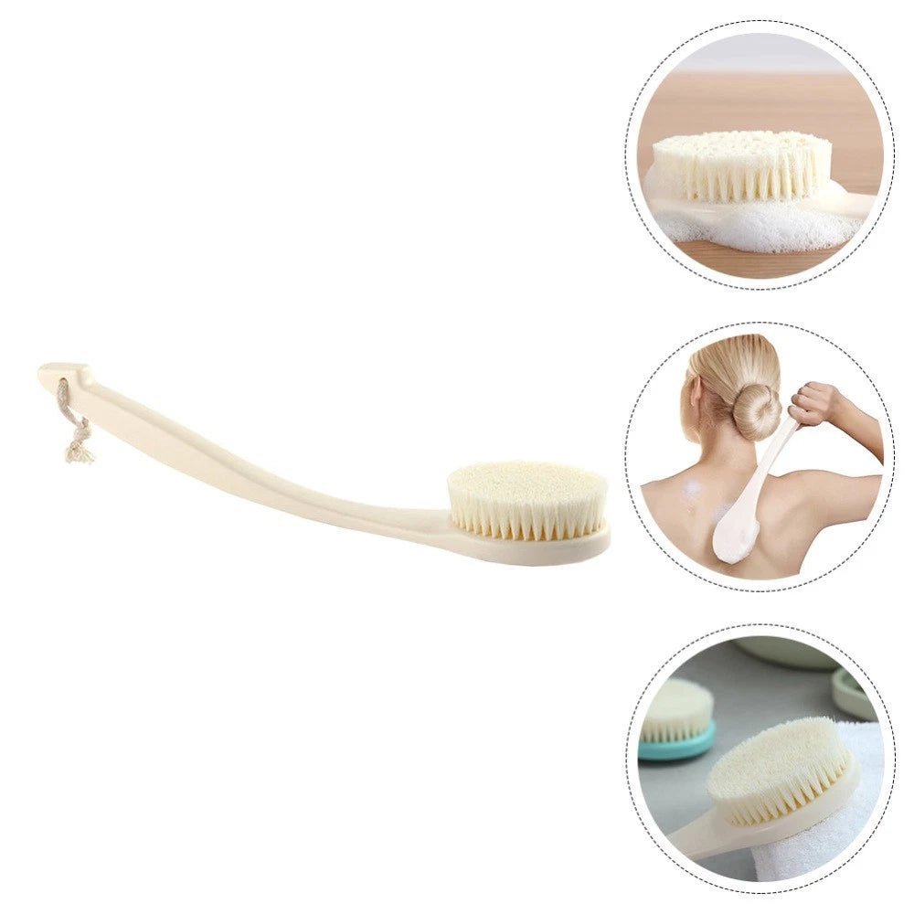 3 Count Bath Brush Child Shower Scrubber Multi-functional Exfoliating Back