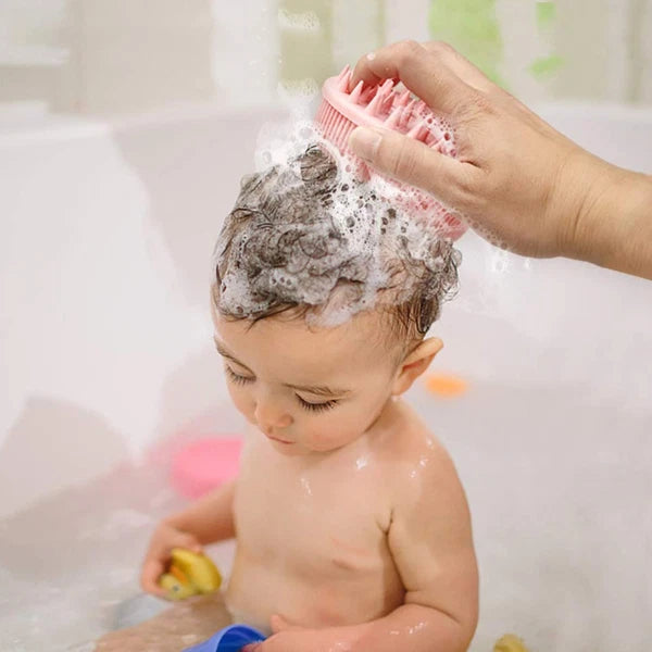 2 Pcs Bath Brush Baby Shower Body Scrubber Multifunctional Double-sided