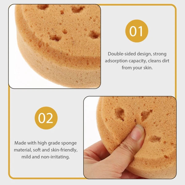 4 Pcs Bath Sponge Children's Bathing Tool Round Brush Skin Exfoliator for Body