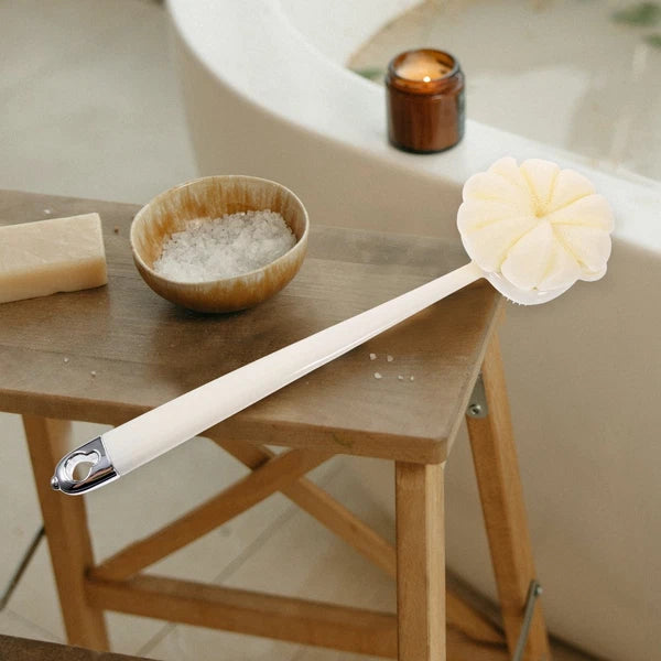 Household Shower Brush Back Scrubber Bath Handle Brush for Skin Exfoliating