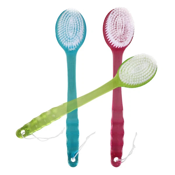 3 Pcs Bath Brush Multi-functional Exfoliating Loofah Body Scrubber