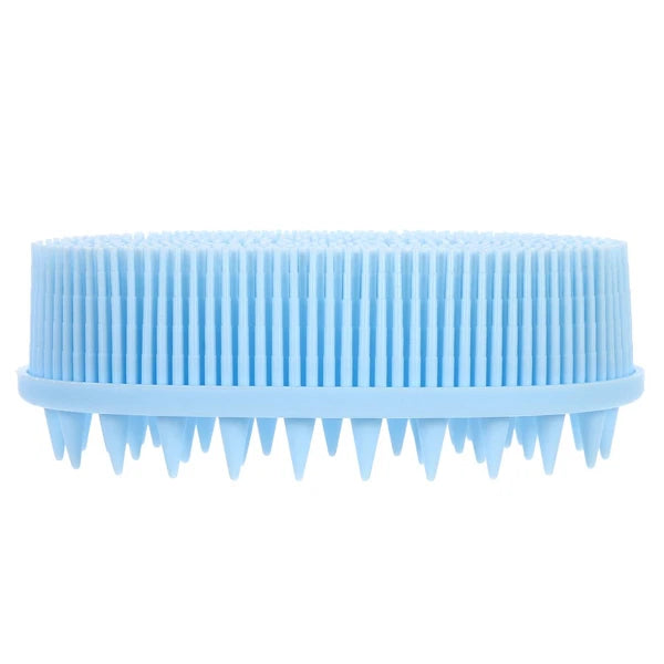 2 Count Silicone Bath Brush Baby Shower Scrubber Massage for Infant