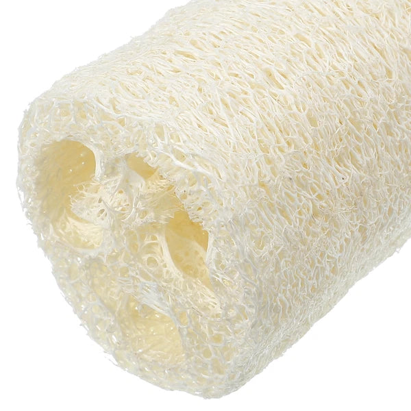 2pcs Bath Brush Back Scrubber Wood for Shower with Handle Brown Beige 3.9 Inches