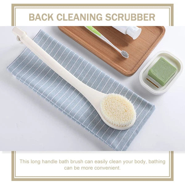 3 Pieces Bath Brush Multi-functional Exfoliating Shower Scrubber