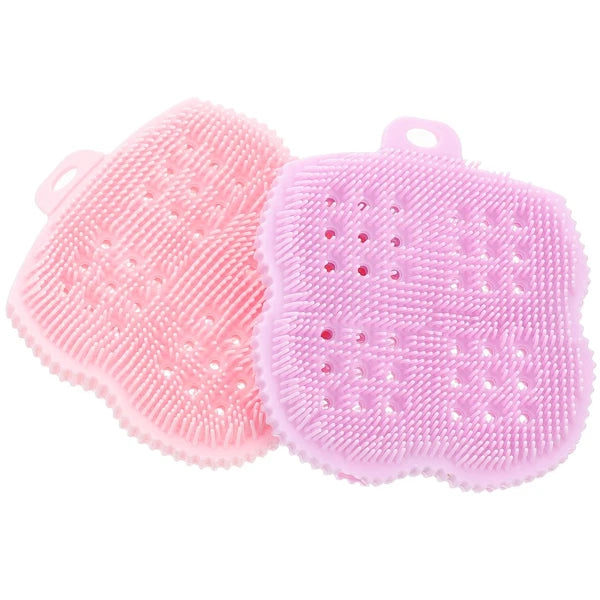 2 Pcs Scrub Brush Body Scrubber Exfoliator Skin Bath Brushes Exfoliating