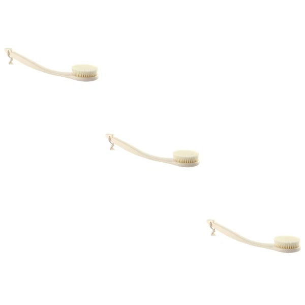 3 Pieces Bath Brush Multi-functional Exfoliating Shower Scrubber
