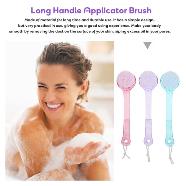 3 Pcs Bath Brush Multi-functional Exfoliating Loofah Body Scrubber