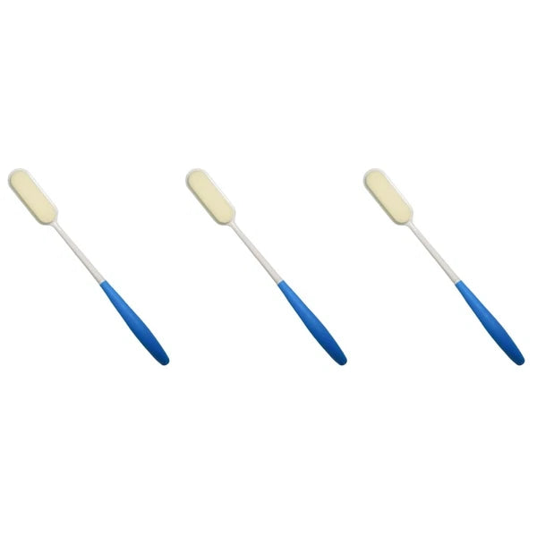 3 Pcs Long-handled Bath Scrubber Child Man Back Shower Brush for Exfoliating