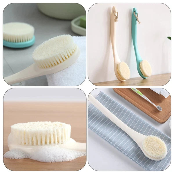 3 Count Bath Brush Child Shower Scrubber Multi-functional Exfoliating Back