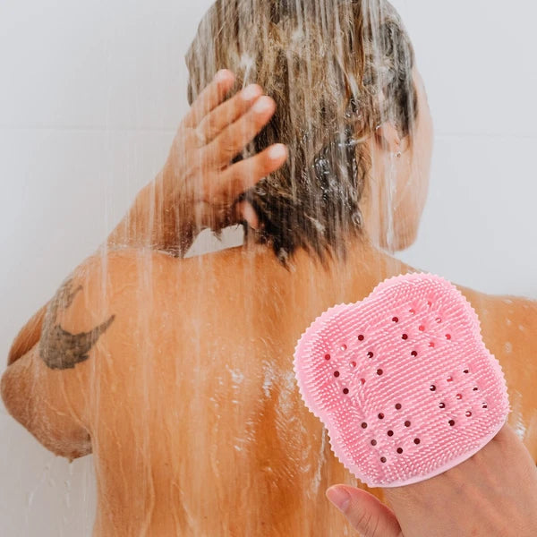 2 Pcs Scrub Brush Body Scrubber Exfoliator Skin Bath Brushes Exfoliating