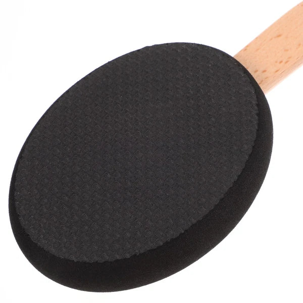 Wooden Handle EVA Bath Brush Man Scrubber Cream Applicator