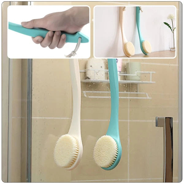 4pcs Body Cleaning Brush Long Handle Bath Brush Shower Foaming Brush Body