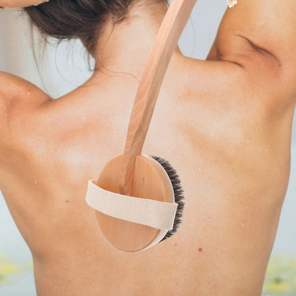 Bath Brush Shower Exfoliator Multi-functional Exfoliating Back Scrubber for