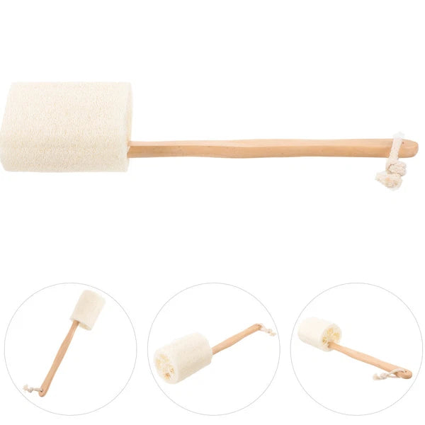 Body Brush Loofah Stick Bath Foaming Scrubber Brush Skin Cleaning Brush UK