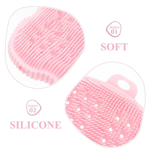 2 Pcs Scrub Brush Body Scrubber Exfoliator Skin Bath Brushes Exfoliating