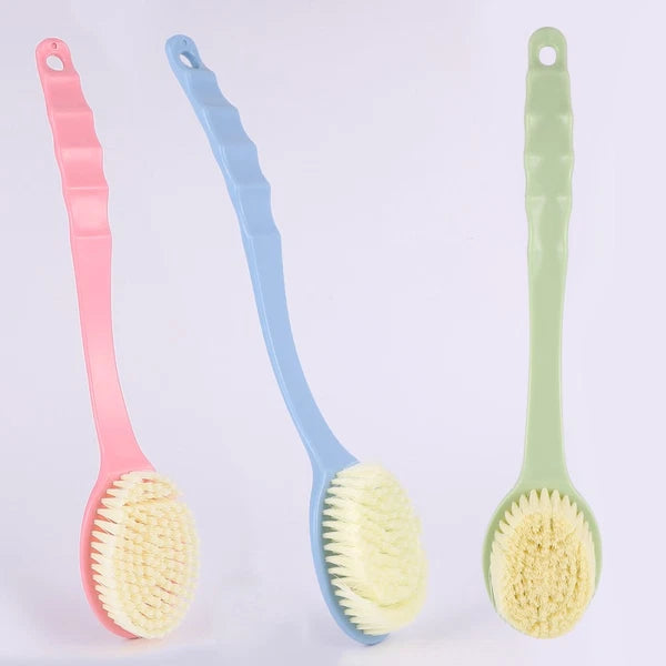 9 pcs Long Handle Bath Brush Bathing Brush Shower Body Cleaning Scrubbers Back