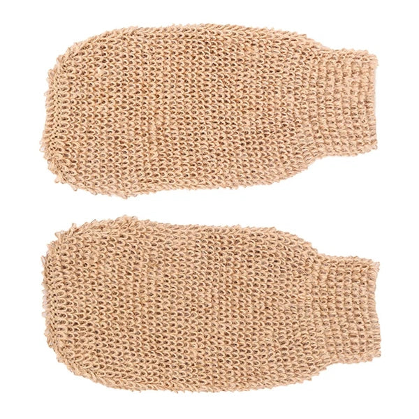 2Pcs Bath Glove Exfoliating Body Scrub Mitts for Deep