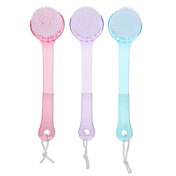 3 Pcs Bath Brush Multi-functional Exfoliating Loofah Body Scrubber