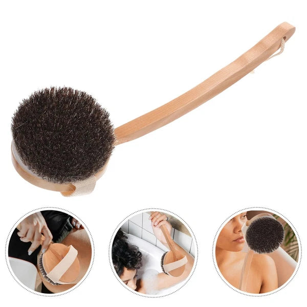 Bath Brush Shower Exfoliator Multi-functional Exfoliating Back Scrubber for