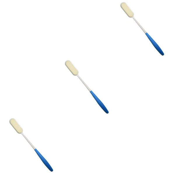 3 Pcs Long-handled Bath Scrubber Child Man Back Shower Brush for Exfoliating