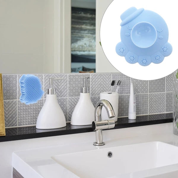 2 Count Baby Bath Brush Child Kid Scrubber Infant Silicone Shower